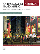 Anthology of American Piano Music piano sheet music cover Thumbnail